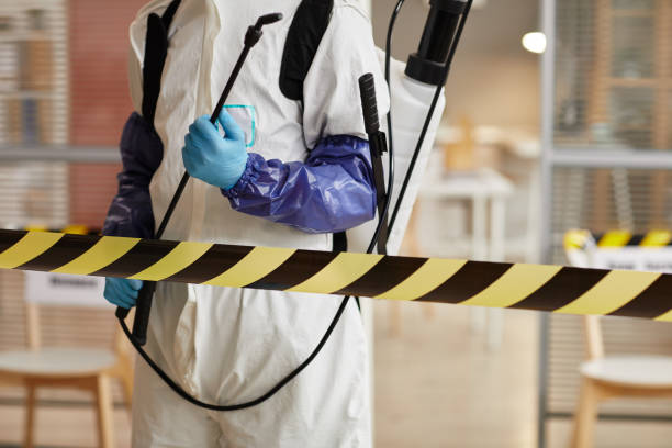 Professional Biohazard technician working in Abington, MA
